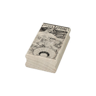 Biscuits Lefevre-Utile by Alphonse Mucha (1896) Rubber Stamp
