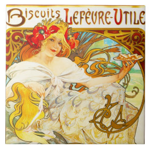 Biscuits Lefèvre-Utile - Large Ceramic Tile