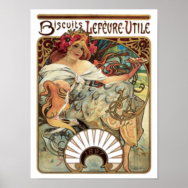 Biscuits Lefevre-Utile Poster (Front)