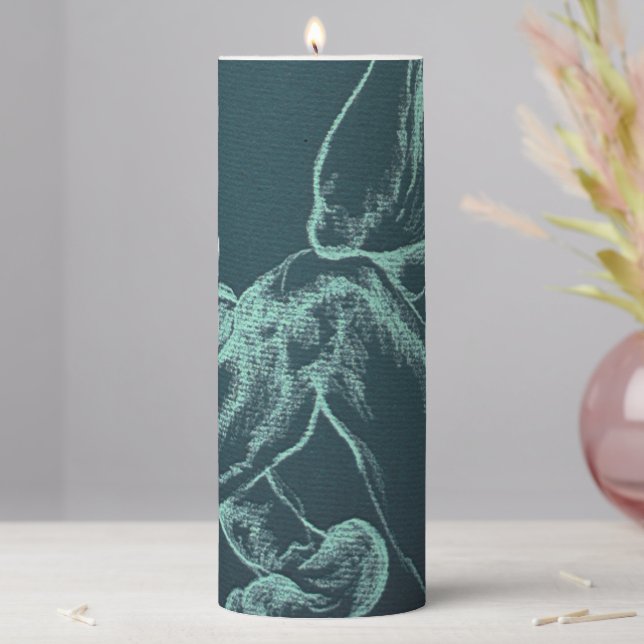 Bise in Black Pillar Candle (In Situ)