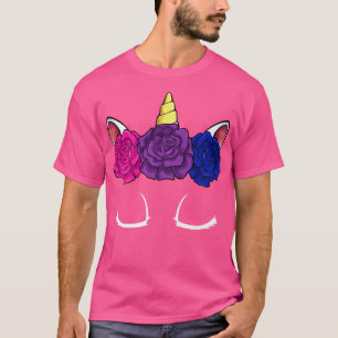 Biseual Unicorn LGBTQ Cute Magical Subtle Bi Pride T-Shirt