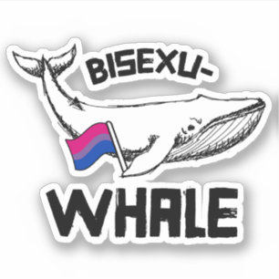 Bisexu-whale Bisexuwhale Sticker