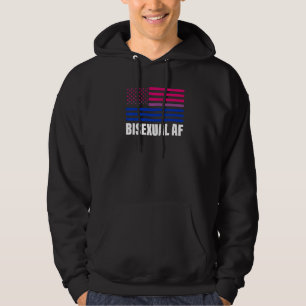 Bisexual Af Bisexual Flag Lgbt Gay Pride Hoodie