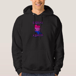 Bisexual Aquarius Zodiac Sign Birthday Horoscope L Hoodie