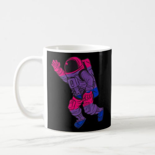 Bisexual Astronaut Space Bisexual Flag LGBT Bisexu Coffee Mug