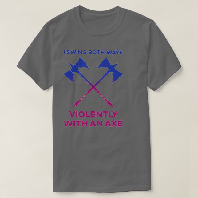 Bisexual Barbarian Pride T-Shirt (Design Front)