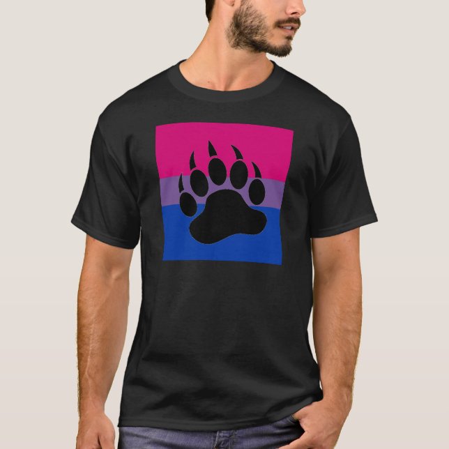 Bisexual Bear Pride T-Shirt (Front)