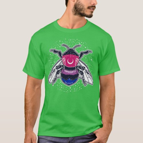 Bisexual Bee Proud LGBT Pride Flag T_Shirt