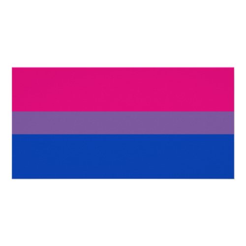 Bisexual Bi Pride Flag Card