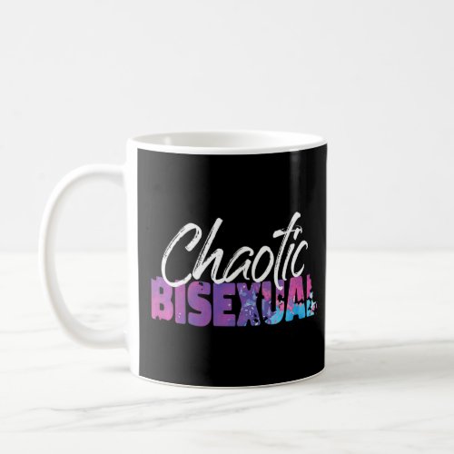 Bisexual Bi Pride Flag Chaotic Bisexual    Coffee Mug