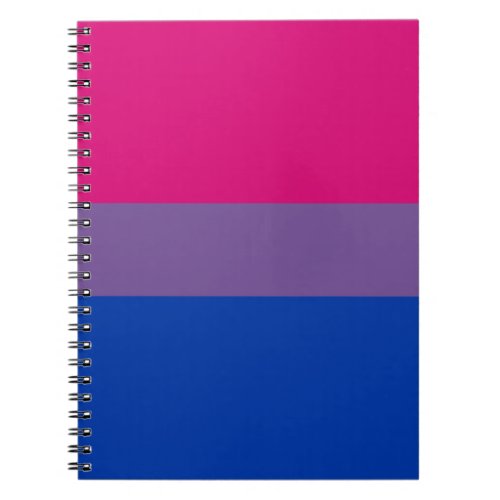 Bisexual Bi Pride Flag Notebook