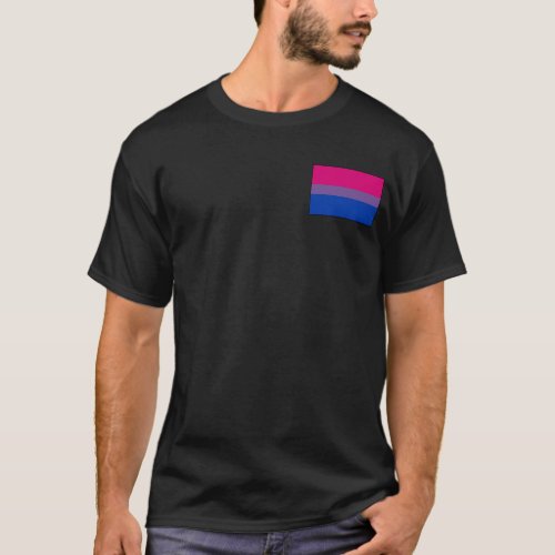 Bisexual Bi Pride Flag T_Shirt