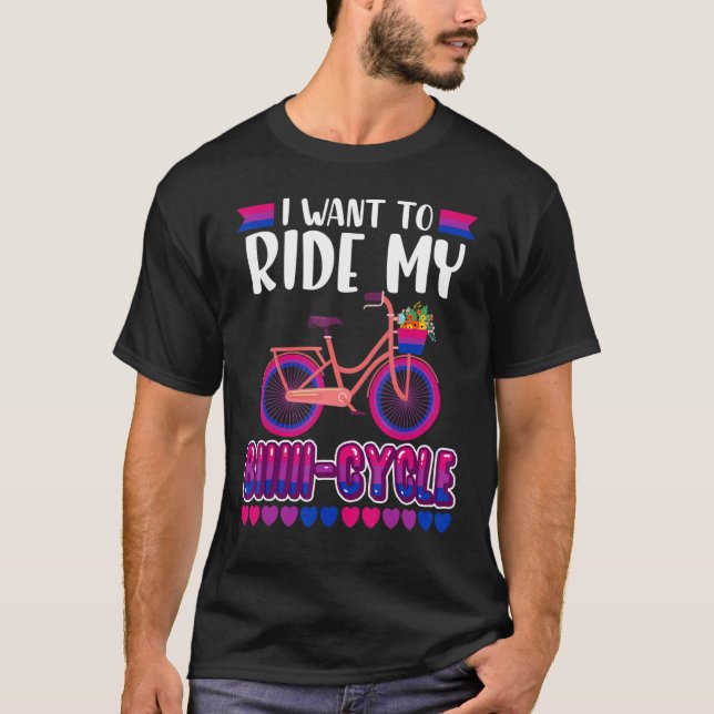 Bisexual Bi Puns Lgbt Pride T-Shirt (Front)