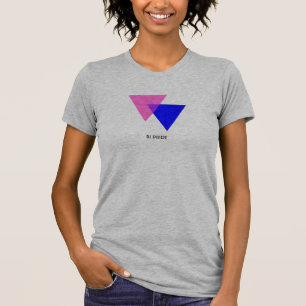 Bisexual Biangles Symbol Customizable Woman's Tee