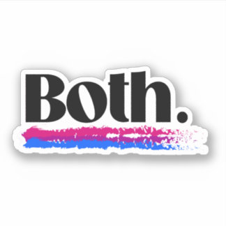 Bisexual Both Sticker