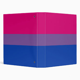 Bisexual flag binder