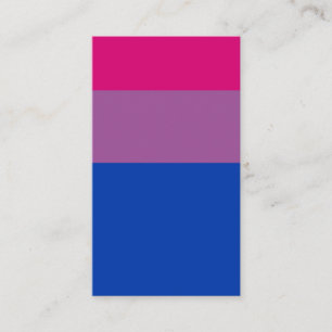 Bisexual Flag Business Card