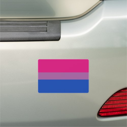 Bisexual Flag Car Magnet