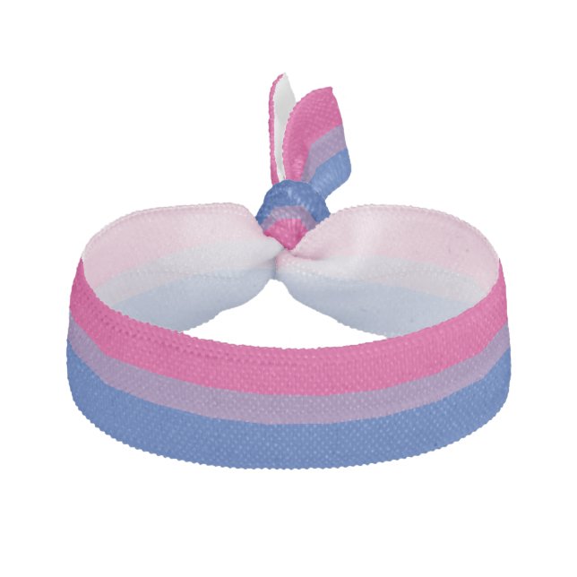 Bisexual flag hair tie (Front)