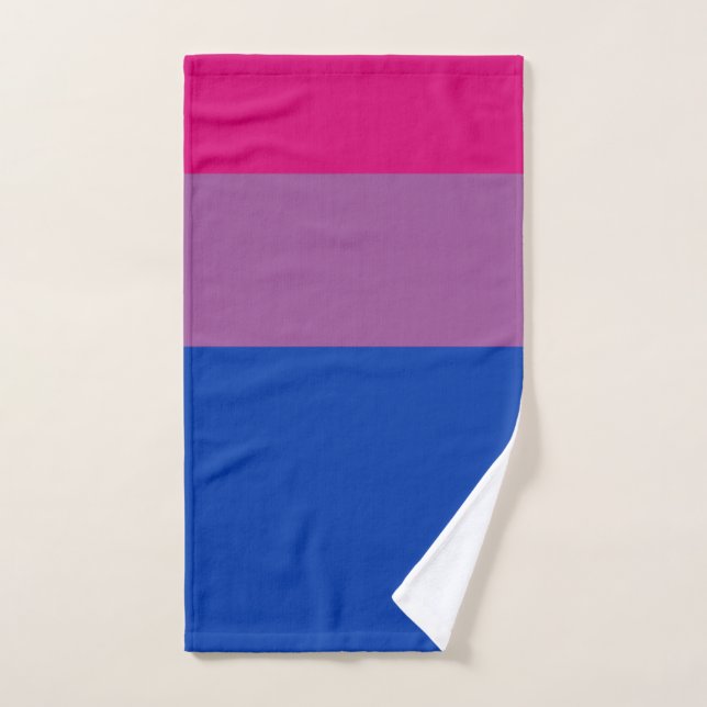 Bisexual Flag Hand Towel (Hand Towel)