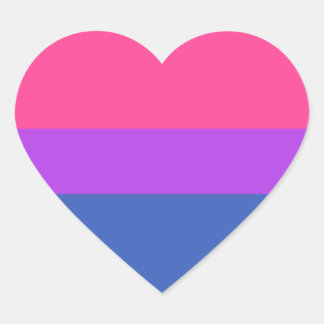 Bisexual Flag Heart Sticker