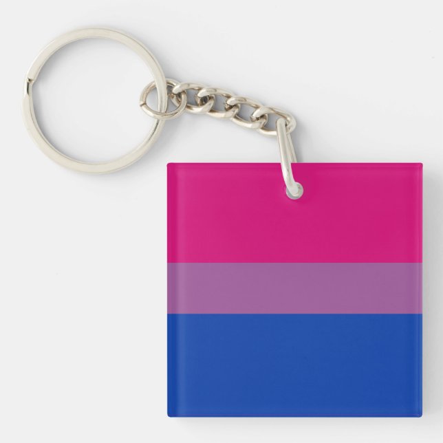 Bisexual Flag Keychain (Front)