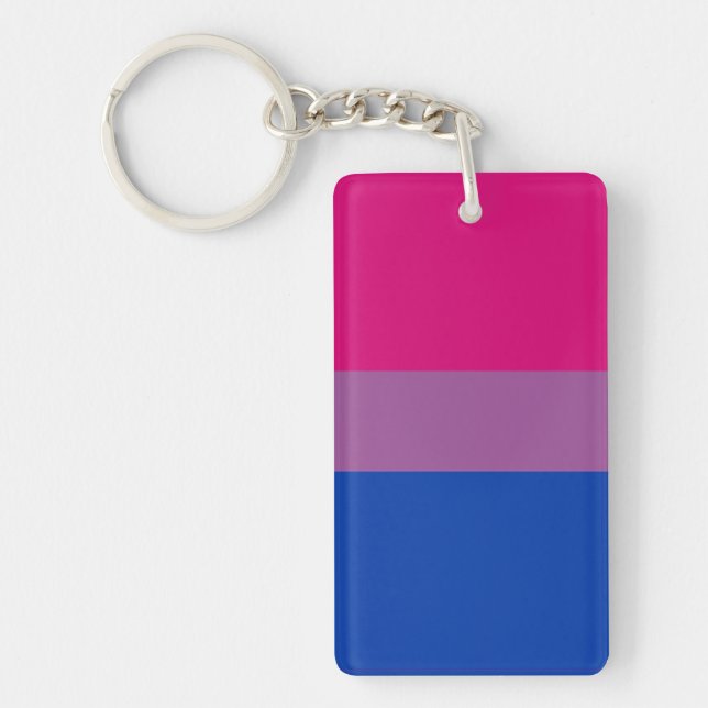 Bisexual Flag Keychain (Front)