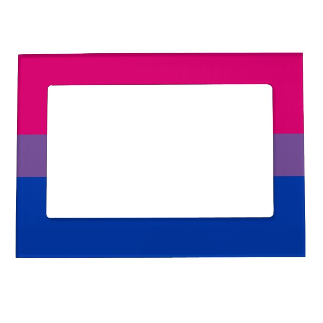 Bisexual flag magnetic picture frame (Front)