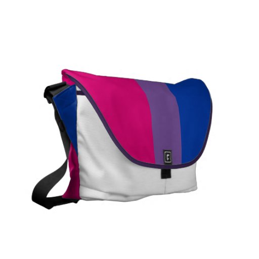 Bisexual flag messenger bag | Zazzle