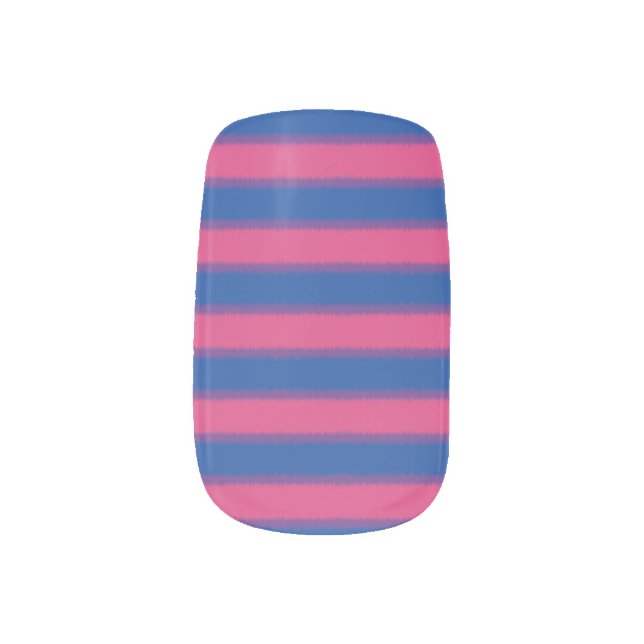 Bisexual Flag  Minx Nail Art (Left Thumb)