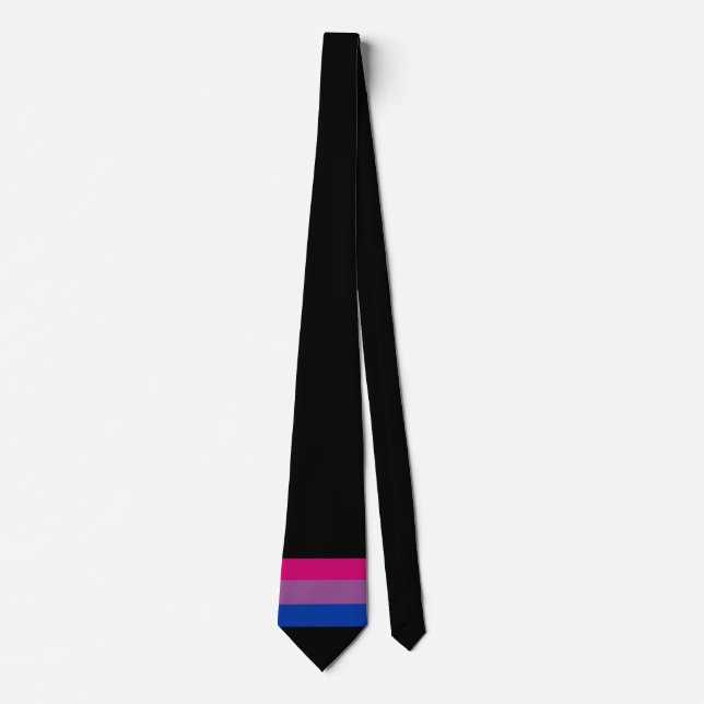 Bisexual Flag Neck Tie (Front)