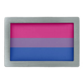 BISEXUAL FLAG ORIGINAL -.png Rectangular Belt Buckle