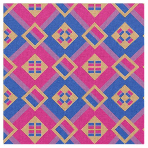 Bisexual Flag & Pride community fashion / gender F Fabric