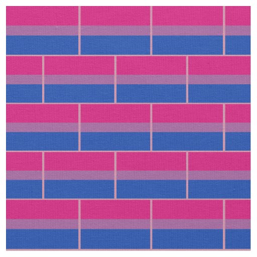 Bisexual Flag & Pride community fashion /gender Fabric