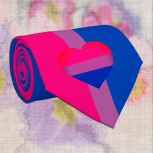 Bisexual Flag & Pride community /gender flag Neck Tie