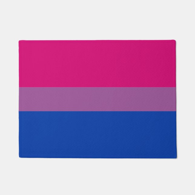 Bisexual Flag & Pride community house mat / LGBT  (Front)
