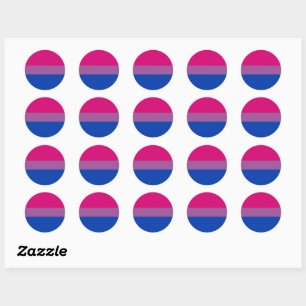 Bisexual Flag sticker, Pride community /gender Classic Round Sticker