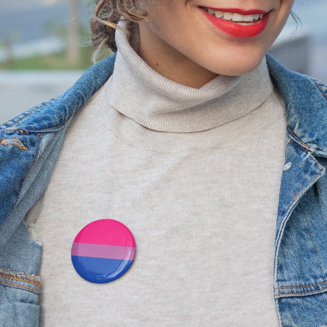 Bisexual Flag Symbol Gender Diversity Pride Month Button (Creator Uploaded)