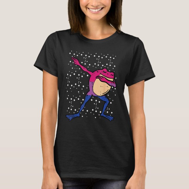 Bisexual Frog Dab Bi Pride Bisexuality Lgbt Boys G T-Shirt (Front)