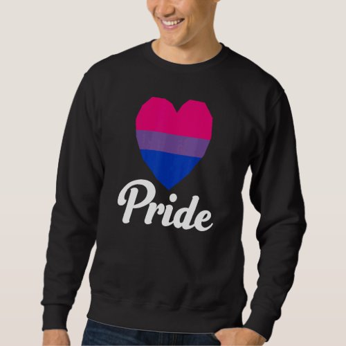 Bisexual Gay Pride Rainbow Word 2 Sweatshirt