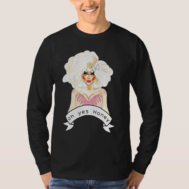 Bisexual Gay Queer Bi Trans Lgbtq Drag Queen Oh Ye T-Shirt (Front)