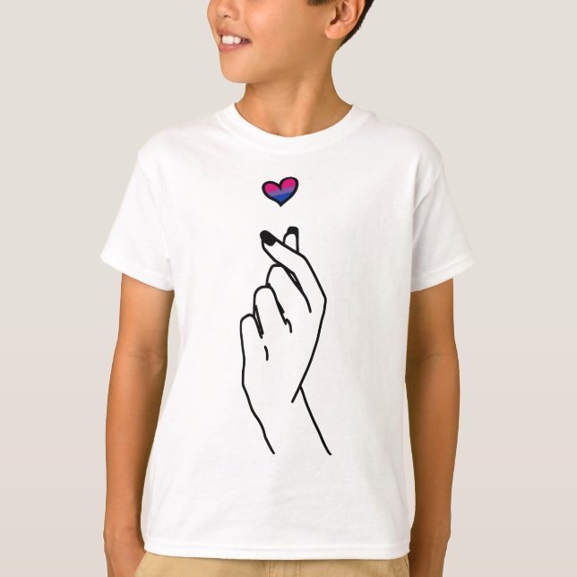 Bisexual  Kpop Merch Bi Pride Merch Korean Fashion T-Shirt (Front)