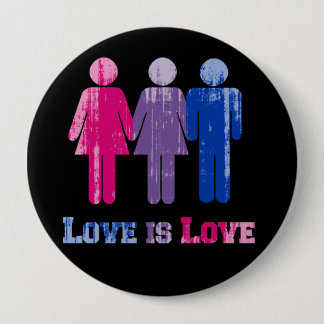 Bisexual Love is Love distressed.png Button