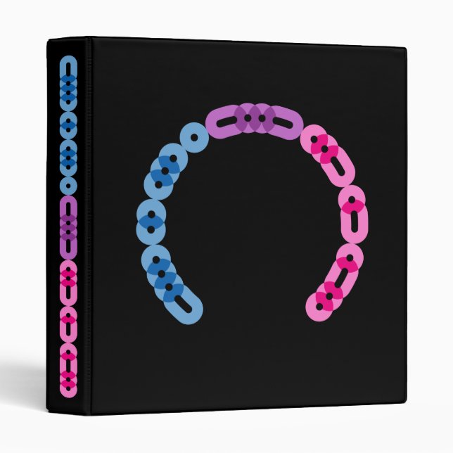 Bisexual Morse Code Avery Binder (Front/Spine)