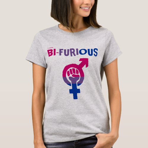 Bisexual Power BI_FURIOUS LGBT Pride T_Shirt
