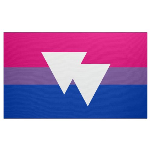 Bisexual Pride and Symbol Flag _ Fabric