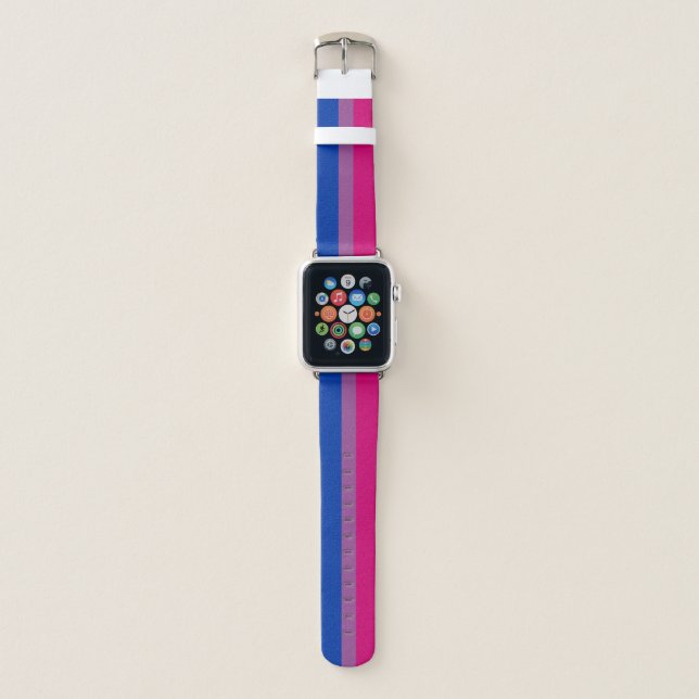 Bisexual Pride Apple Watch Band (Front)
