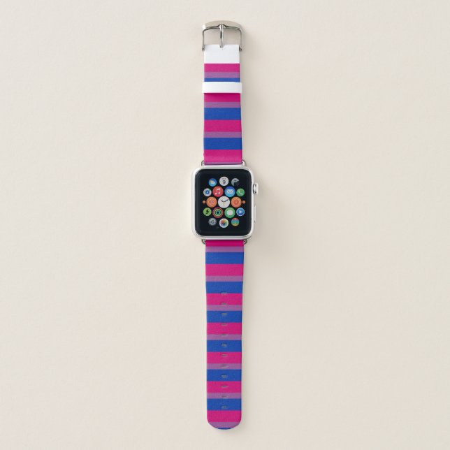 Bisexual Pride! Apple Watch Band (Front)