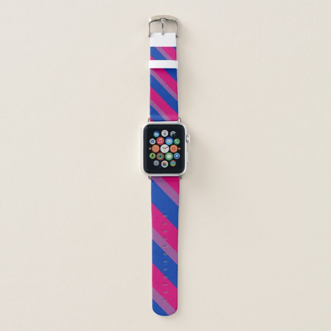 Bisexual Pride Apple Watch Band (Front)