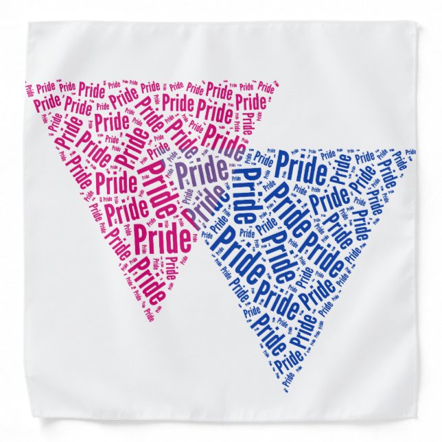 BISEXUAL PRIDE BANDANA (Front)